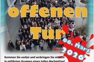 Plakat Tag der offenen Tür 2026 – Version 2